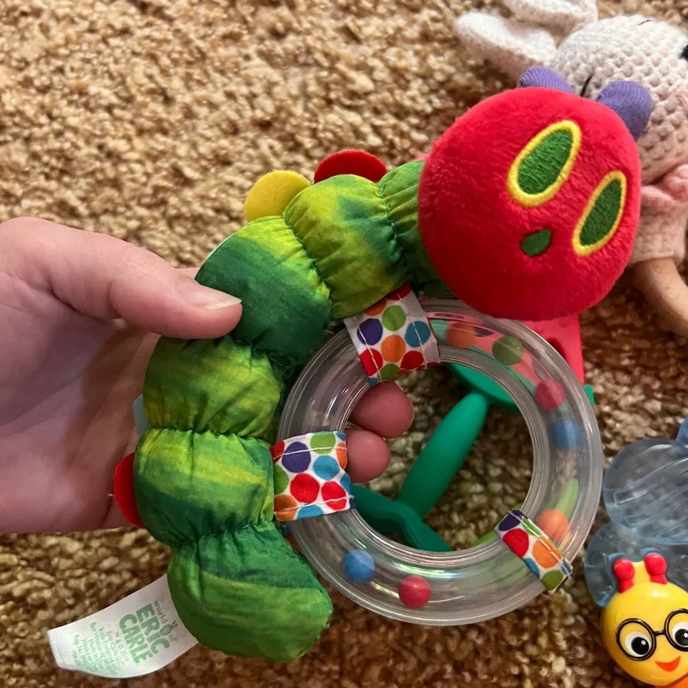 Colorful Baby Rattle and Teether Set - Picture 3 of 6